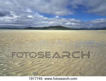 Stock Photography - Sand Ripples, Seilebost Beach. Fotosearch