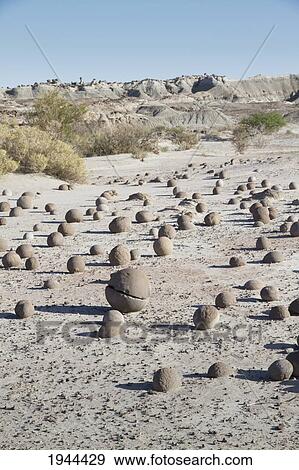 Sand Spheres At The Cancha De Bochas, Valle De La Luna (Moon Valley), Ischigualasto Natural Park, San Juan, Argentina View Large Photo Image Stock Photo - Sand Spheres At The Cancha De Bochas, Valle De La Luna (Moon Valley), Ischigualasto Natural Park, San Juan, Argentina. Fotosearch