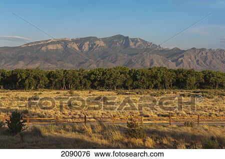 Sandia Mountains Near Santa Fe And Albuquerque, New Mexico, Usa View Large Photo Image Stock Photograph - Sandia Mountains Near Santa Fe And Albuquerque, New Mexico, Usa. Fotosearch