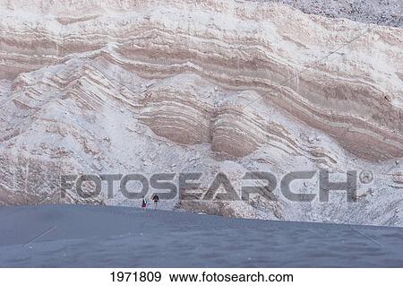 Stock Photo - Sandstone Formations In The Valle De La Luna (Moon Valley) At Dusk, San Pedro De Atacama, Antofagasta Region, Chile. Fotosearch