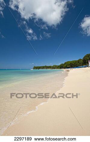 Stock Photo - Sandy Lane Beach; Barbados. Fotosearch