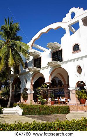 Santa Cruz, Huatulco, Oaxaca State, Mexico; Entrance To Hotel Canadian View Large Photo Image Stock Image - Santa Cruz, Huatulco, Oaxaca State, Mexico; Entrance To Hotel Canadian. Fotosearch