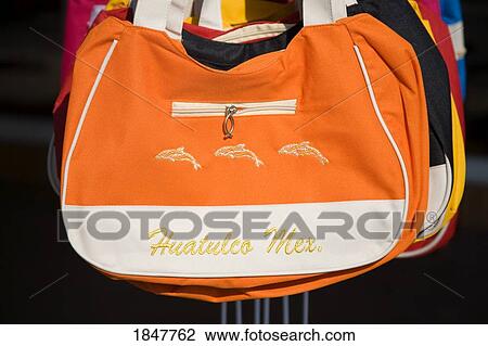 Santa Cruz Port, Huatulco, Oaxaca State, Mexico; Close Up Of Souvenir Bags In Handicraft Market View Large Photo Image Stock Image - Santa Cruz Port, Huatulco, Oaxaca State, Mexico; Close Up Of Souvenir Bags In Handicraft Market. Fotosearch