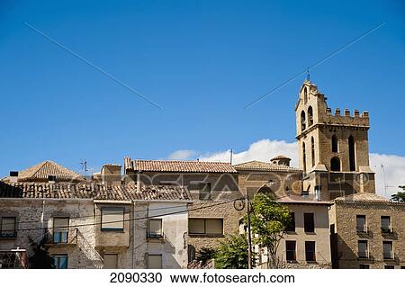 Stock Image - Santa Maria De Los Reyes Church In Laguardia, Basque Country, Spain. Fotosearch