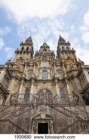 Stock Image - Santiago De Compostela, Spain. Fotosearch