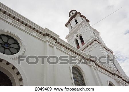 Stock Photo - Santo Domingo Church, Cuenca, Azuay, Ecuador. Fotosearch