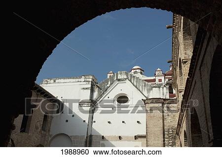 Stock Image - Santo Domingo Temple, Chiapa De Corzo, Chiapas, Mexico. Fotosearch