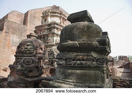Sariputra Stupa (Temple Site No. 3), Nalanda Mahavihara, Bihar, India View Large Photo Image Picture - Sariputra Stupa (Temple Site No. 3), Nalanda Mahavihara, Bihar, India. Fotosearch