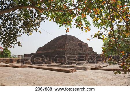 Sariputra Stupa (Temple Site No. 3), Nalanda Mahavihara, Bihar, India View Large Photo Image Stock Photo - Sariputra Stupa (Temple Site No. 3), Nalanda Mahavihara, Bihar, India. Fotosearch