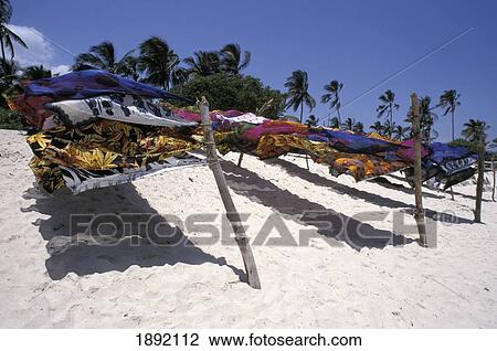Sarongs Blowing In Wind On Beach View Large Photo Image Stock Image - Sarongs Blowing In Wind On Beach. Fotosearch
