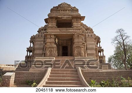 Stock Photo - Sas Bahu Temple, Gwalior, Madhya Pradesh, India. Fotosearch