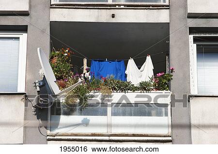 Satellite dish on a modern apartment buildings, Sarajevo, Bosnia and Herzegovina View Large Photo Image Stock Photograph - Satellite dish on a modern apartment buildings, Sarajevo, Bosnia and Herzegovina. Fotosearch