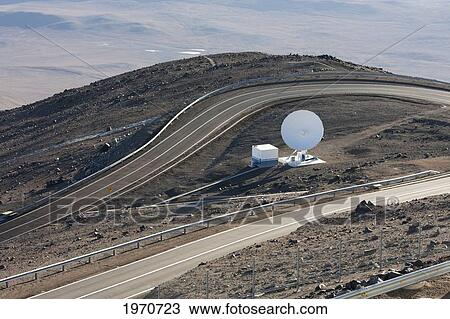 Stock Image - Satellite Dish Operated By The European Southern Observatory At Paranal, Antofagasta Region, Chile. Fotosearch