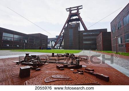 Scale Model Of The Complex In The Forecourt And Shaft 12 In The Zollverein Coal Mine Industrial Complex, Essen, North Rhine-Westphalia, Germany View Large Photo Image Stock Photograph - Scale Model Of The Complex In The Forecourt And Shaft 12 In The Zollverein Coal Mine Industrial Complex, Essen, North Rhine-Westphalia, Germany. Fotosearch