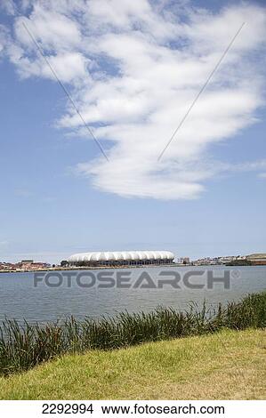 Scenes at 2010 Stadium, Port Elizabeth, Garden Route, South Africa View Large Photo Image Picture - Scenes at 2010 Stadium, Port Elizabeth, Garden Route, South Africa. Fotosearch