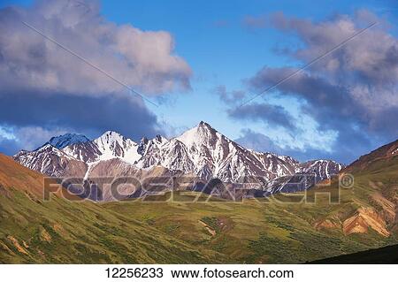 Scenic view of Fang Mountain and Alaska Range, Denali National Park and Preserve, Interior Alaska View Large Photo Image Stock Image - Scenic view of Fang Mountain and Alaska Range, Denali National Park and Preserve, Interior Alaska. Fotosearch