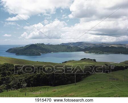 Stock Image - Scenic View Of Sea Coast. Fotosearch