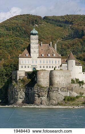 Schoenbuehel Castle, as seen from the Danube River in Wachau, Lower Austria, Austria View Large Photo Image Stock Image - Schoenbuehel Castle, as seen from the Danube River in Wachau, Lower Austria, Austria. Fotosearch