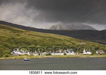 Scotland; Coastal Waterfront Dwellings View Large Photo Image Stock Image - Scotland; Coastal Waterfront Dwellings. Fotosearch