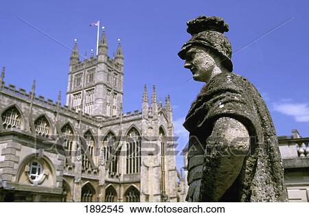 Stock Photography - Sculpture At Great Bath. Fotosearch
