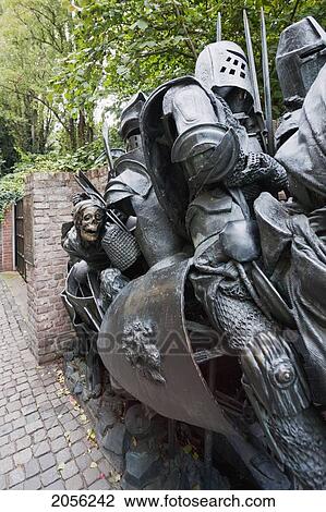 Sculpture Depicting The Worringen Battle Dusseldorf, North Rhine-Westphalia, Germany View Large Photo Image Stock Image - Sculpture Depicting The Worringen Battle Dusseldorf, North Rhine-Westphalia, Germany. Fotosearch