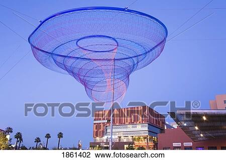 Stock Image - Sculpture In Civic Space Park, Phoenix, Arizona, Usa. Fotosearch