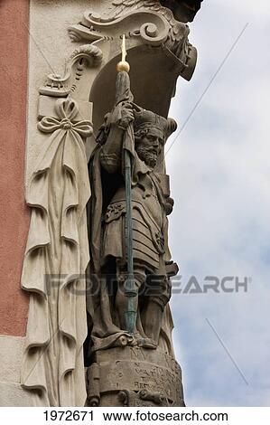 Sculpture On The Facade Of St. Vitus Cathedral, Prague, Czech Republic View Large Photo Image Stock Image - Sculpture On The Facade Of St. Vitus Cathedral, Prague, Czech Republic. Fotosearch