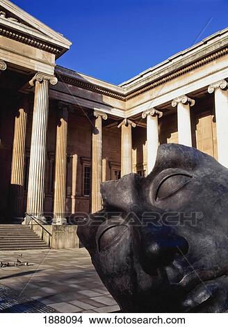 Sculpture Outside British Museum, London View Large Photo Image Picture - Sculpture Outside British Museum, London. Fotosearch