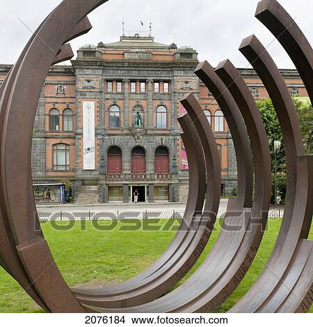 Sculpture Outside The West Norway Museum; Bergen Norway View Large Photo Image Picture - Sculpture Outside The West Norway Museum; Bergen Norway. Fotosearch