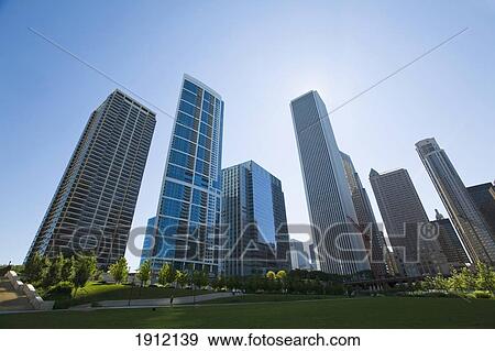 Scyscrapers In Lakeshore East Neighborhood, Chicago, Illinois, Usa View Large Photo Image Stock Photo - Scyscrapers In Lakeshore East Neighborhood, Chicago, Illinois, Usa. Fotosearch