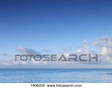 Stock Image - Sea And Clouds, Elba, Tuscany, Italy. Fotosearch