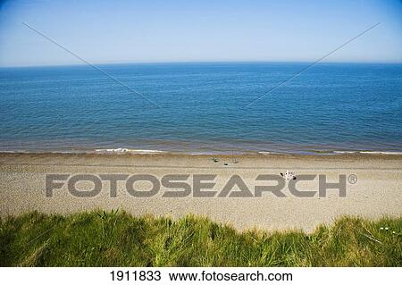 Sea And Weybourne Beach Viewed From Clifftop, Weybourne, Norfolk, Uk View Large Photo Image Stock Image - Sea And Weybourne Beach Viewed From Clifftop, Weybourne, Norfolk, Uk. Fotosearch