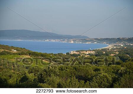 Sea view from hill top; ierissos halkidiki greece View Large Photo Image Stock Image - Sea view from hill top; ierissos halkidiki greece. Fotosearch
