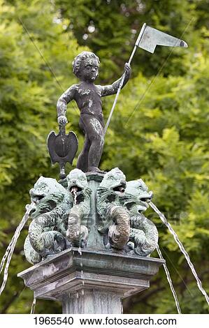 Seahorse Fountain In Germany, Rheinland-Pfalz, Worms View Large Photo Image Stock Image - Seahorse Fountain In Germany, Rheinland-Pfalz, Worms. Fotosearch