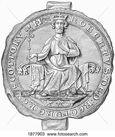 Seal Of Robert The Bruce, 1274 To 1329. King Of The Scots. From The Book Short History Of The English People By J. R. Green, Published London 1893 View Large Photo Image Stock Image - Seal Of Robert The Bruce, 1274 To 1329. King Of The Scots. From The Book Short History Of The English People By J. R. Green, Published London 1893. Fotosearch
