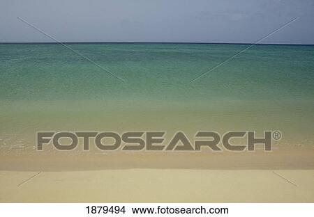 Seascape And Beach View Large Photo Image Picture - Seascape And Beach. Fotosearch
