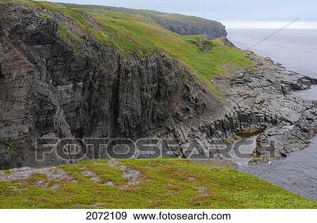 Stock Photo - Seascape On English Harbour, Newfoundland. Fotosearch