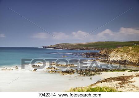 Seascape; Shetland Scotland View Large Photo Image Picture - Seascape; Shetland Scotland. Fotosearch