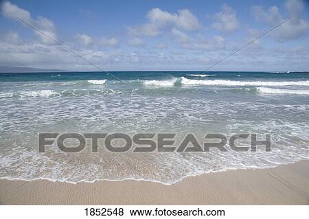 Stock Photo - Seashore, Maui, Hawaii, Usa. Fotosearch