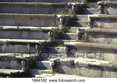 Stock Image - Seating At Amphitheatre, Close Up. Fotosearch