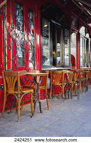 Seating outside a restaurant, Marais district; Paris, France View Large Photo Image Stock Image - Seating outside a restaurant, Marais district; Paris, France. Fotosearch