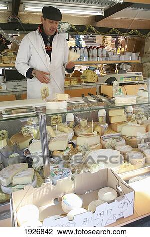 Stock Image - Selection Of Local Cheeses. Fotosearch