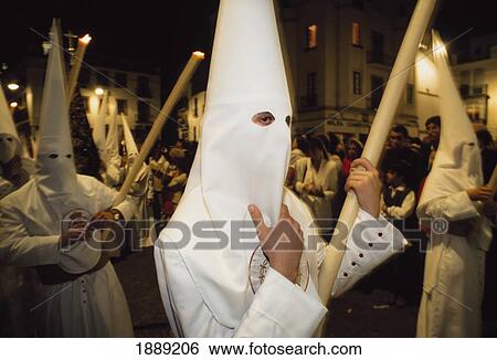 Stock Photograph - Semana Santa Or Holy Week In Seville. Fotosearch