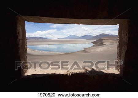 Stock Image - Sendero De Chile Lookout At Laguna Verde, Antofagasta Region, Chile. Fotosearch