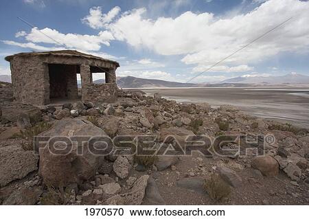 Stock Image - Sendero De Chile Lookout By The Laguna Leon, Antofagasta Region, Chile. Fotosearch