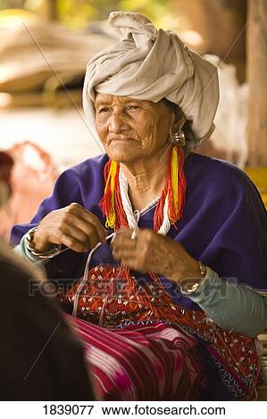 Senior Woman From Lahu Shi Balah Tribe, Tong Luang Village-Collection Of Eco-Agricultural Villages From Around Thailand; Chiang Mai, Thailand View Large Photo Image Stock Photo - Senior Woman From Lahu Shi Balah Tribe, Tong Luang Village-Collection Of Eco-Agricultural Villages From Around Thailand; Chiang Mai, Thailand. Fotosearch