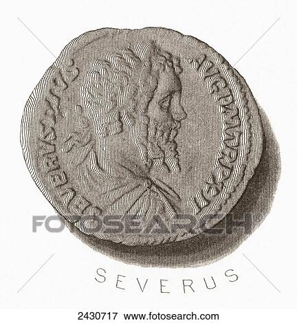Stock Photo - Septimius Severus, aka Severus, 145AD. Fotosearch