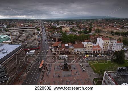Serbia, Elevated view of city; Nis View Large Photo Image Stock Image - Serbia, Elevated view of city; Nis. Fotosearch
