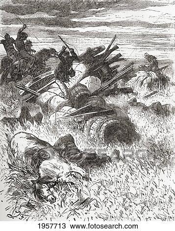 Settlers Being Attacked By North American Indians In The Late 19Th Century. From North America, Published 1883. View Large Photo Image Stock Image - Settlers Being Attacked By North American Indians In The Late 19Th Century. From North America, Published 1883.. Fotosearch