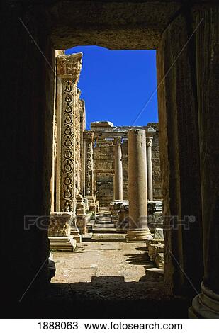 Severan Basilica, Leptis Magna View Large Photo Image Stock Image - Severan Basilica, Leptis Magna. Fotosearch